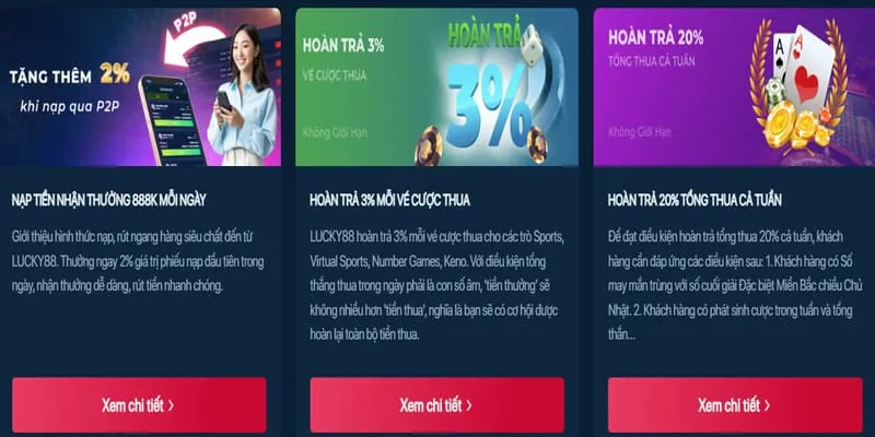 Ưu đãi hàng ngày và hàng tuần gg88kjc